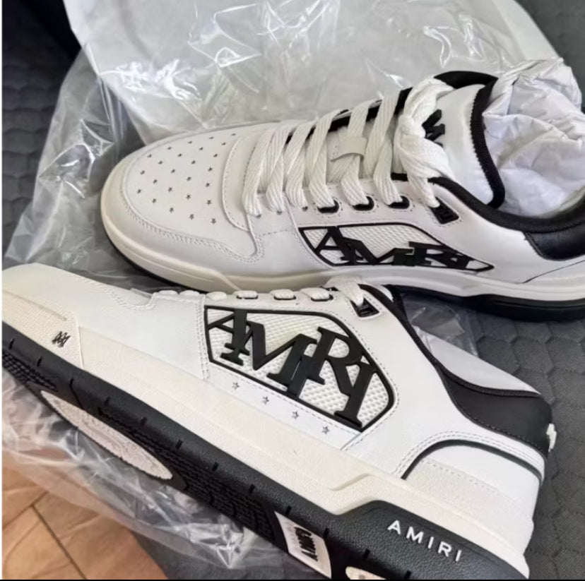 AMIRI Clásico Bajo Blanco Negro