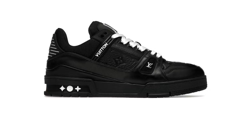 Louis Vuitton Trainer Black con monograma en relieve