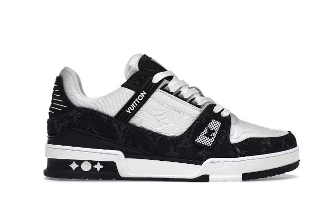 Louis Vuitton LV Trainer en blanco y negro