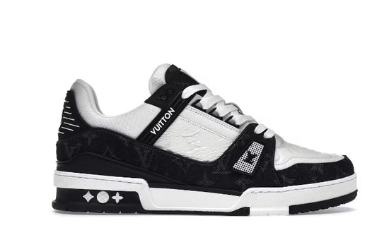 Louis Vuitton LV Trainer en blanco y negro
