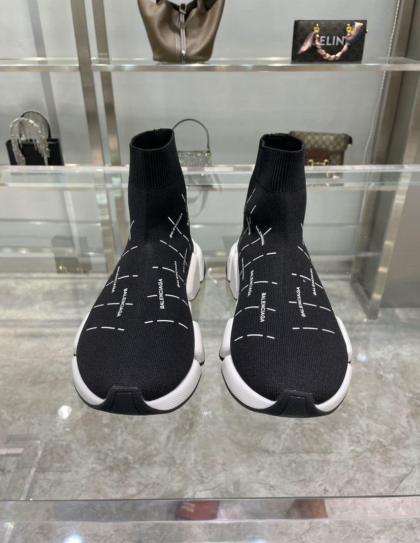 Logotipo Balenciaga Speed 2.0
Negro Blanco