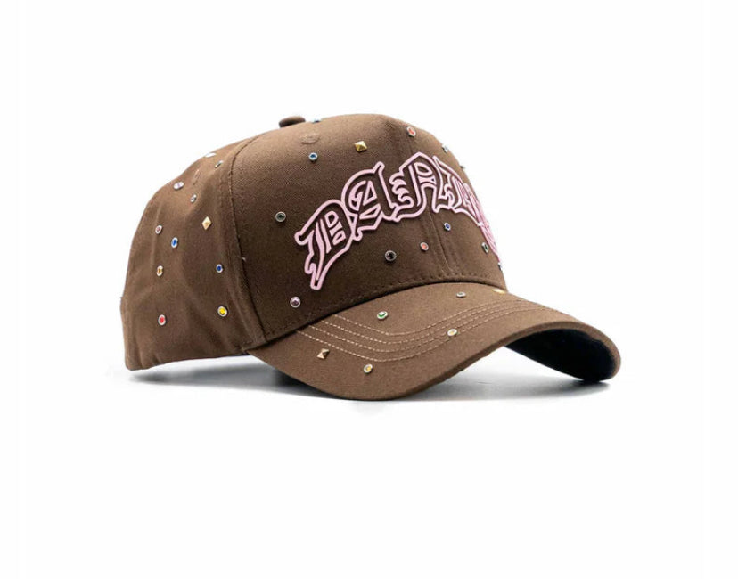 GORRA DANDY HATS "️10 YEARS ANIVERSARY” PINK BROWN