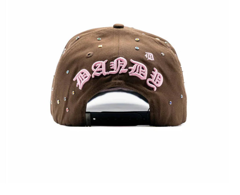 GORRA DANDY HATS "️10 YEARS ANIVERSARY” PINK BROWN