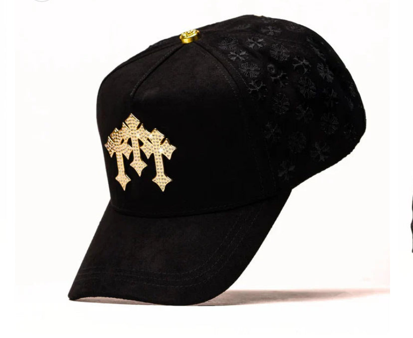 GORRA EL BARBAS HATS CHROME I GOLD EDITION (24K GOLD PLATED)