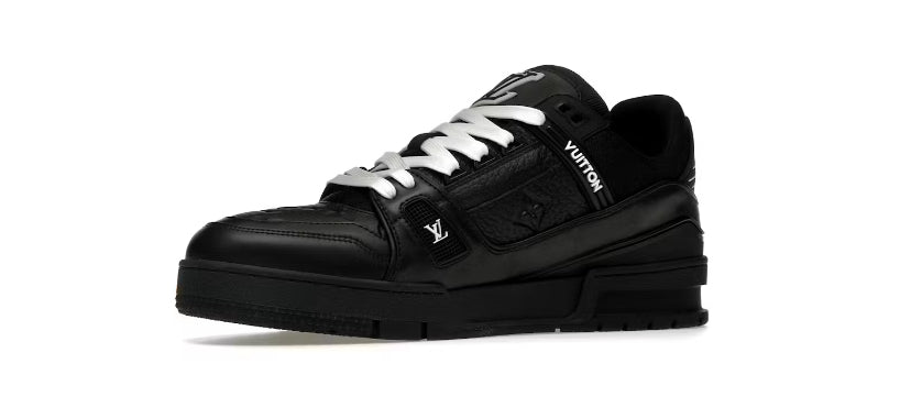 Louis Vuitton Trainer Black con monograma en relieve