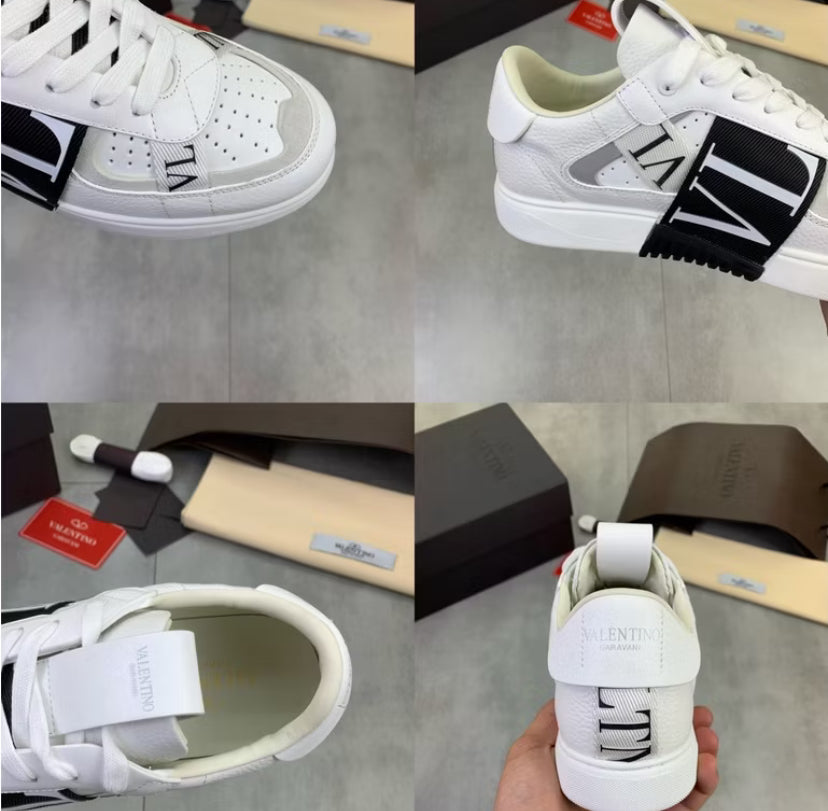 Valentino Garavani VL7N Sneaker Caña Baja Blanco Negro Gris