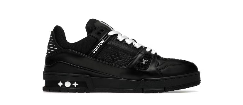 Louis Vuitton Trainer Black con monograma en relieve