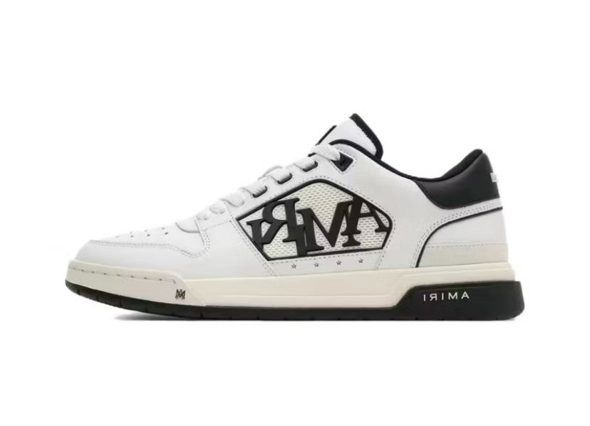 AMIRI Clásico Bajo Blanco Negro