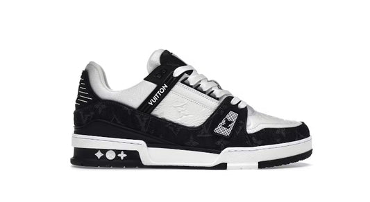 Louis Vuitton LV Trainer en blanco y negro