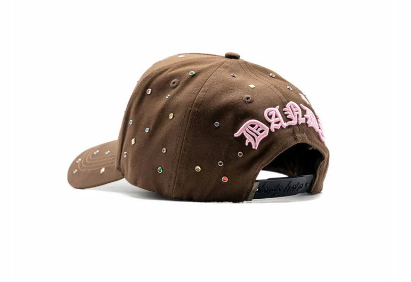 GORRA DANDY HATS "️10 YEARS ANIVERSARY” PINK BROWN