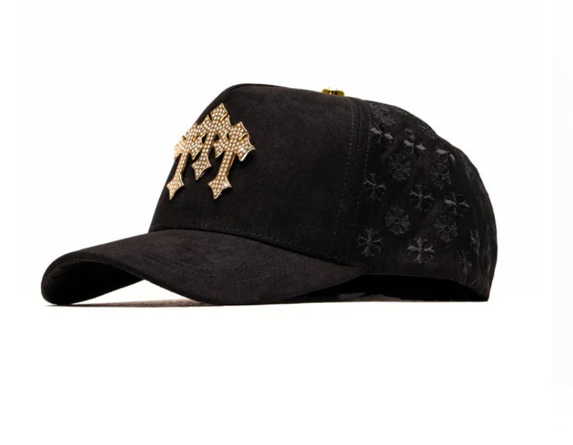 GORRA EL BARBAS HATS CHROME I GOLD EDITION (24K GOLD PLATED)