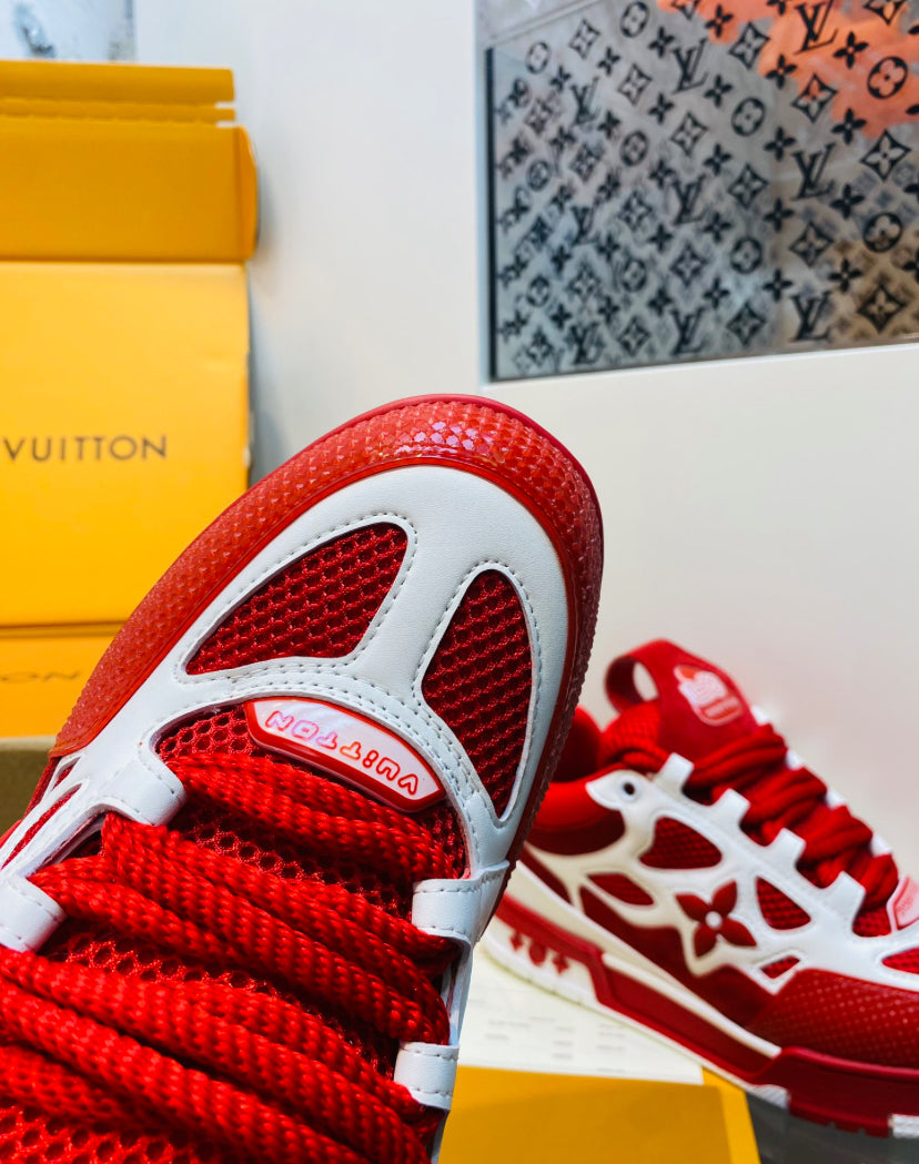Zapatilla Louis Vuitton LV Skate
Rojo Blanco
