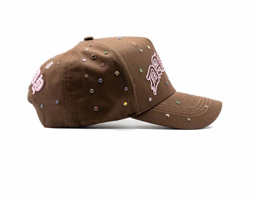 GORRA DANDY HATS "️10 YEARS ANIVERSARY” PINK BROWN