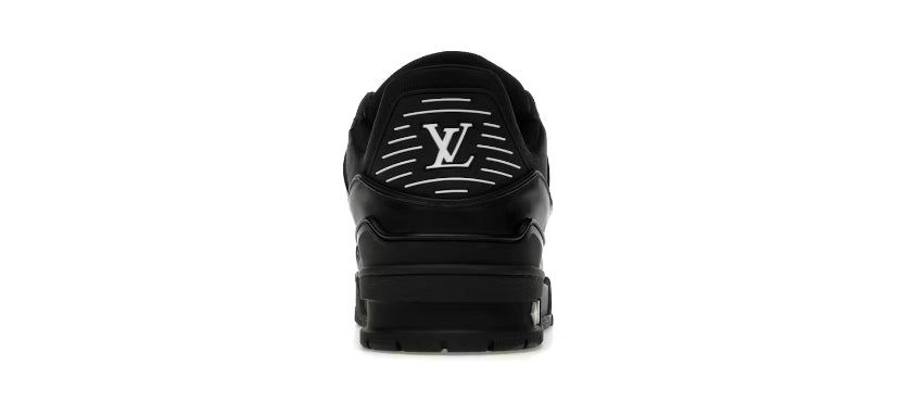 Louis Vuitton Trainer Black con monograma en relieve