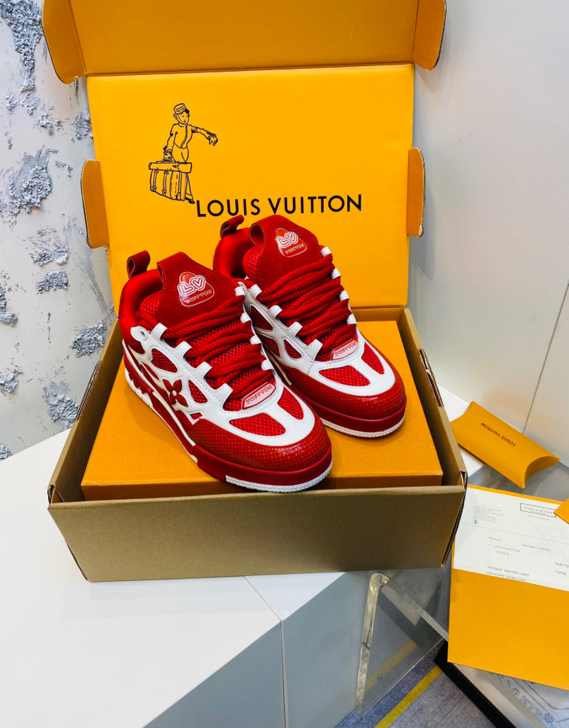 Zapatilla Louis Vuitton LV Skate
Rojo Blanco