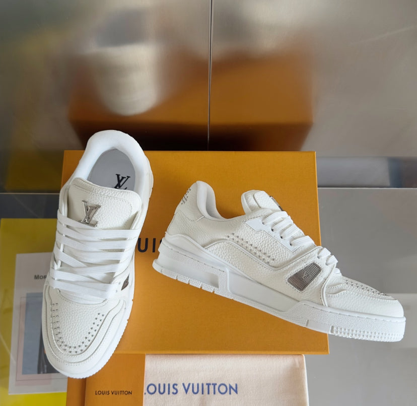 Louis Vuitton LV Trainer Blanco Piel
de Becerro